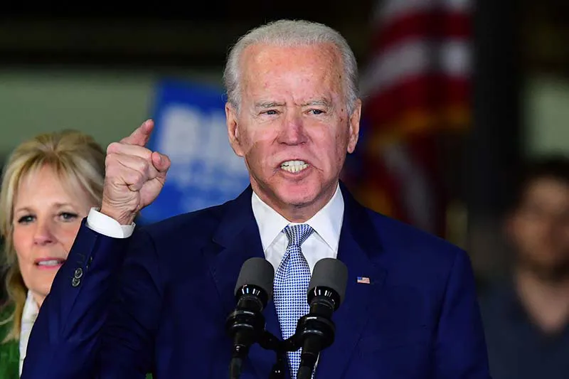 president biden pointing with anger