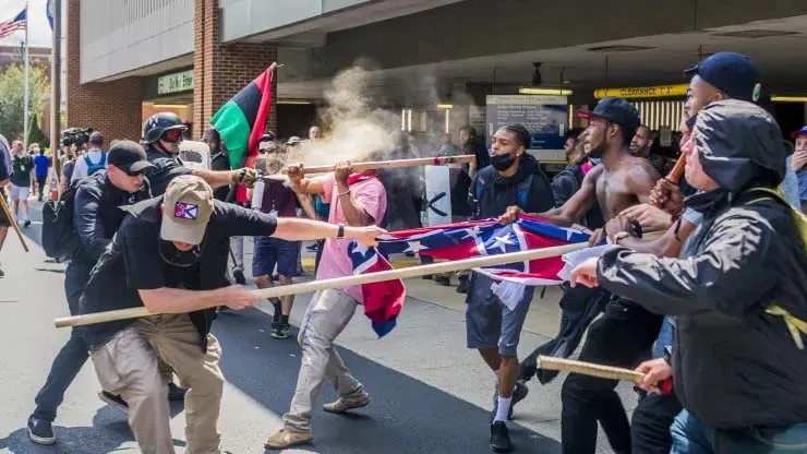fights at charlottesville