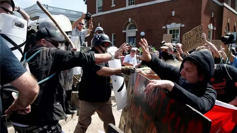 fights at charlottesville
