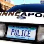 rear view of minneapolis police car